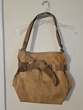 Montado Cork Bag Purse With Bow